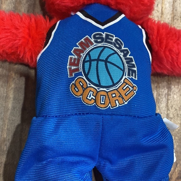 Elmo Basketball Sesame Street Doll 13” plush - Picture 3 of 6